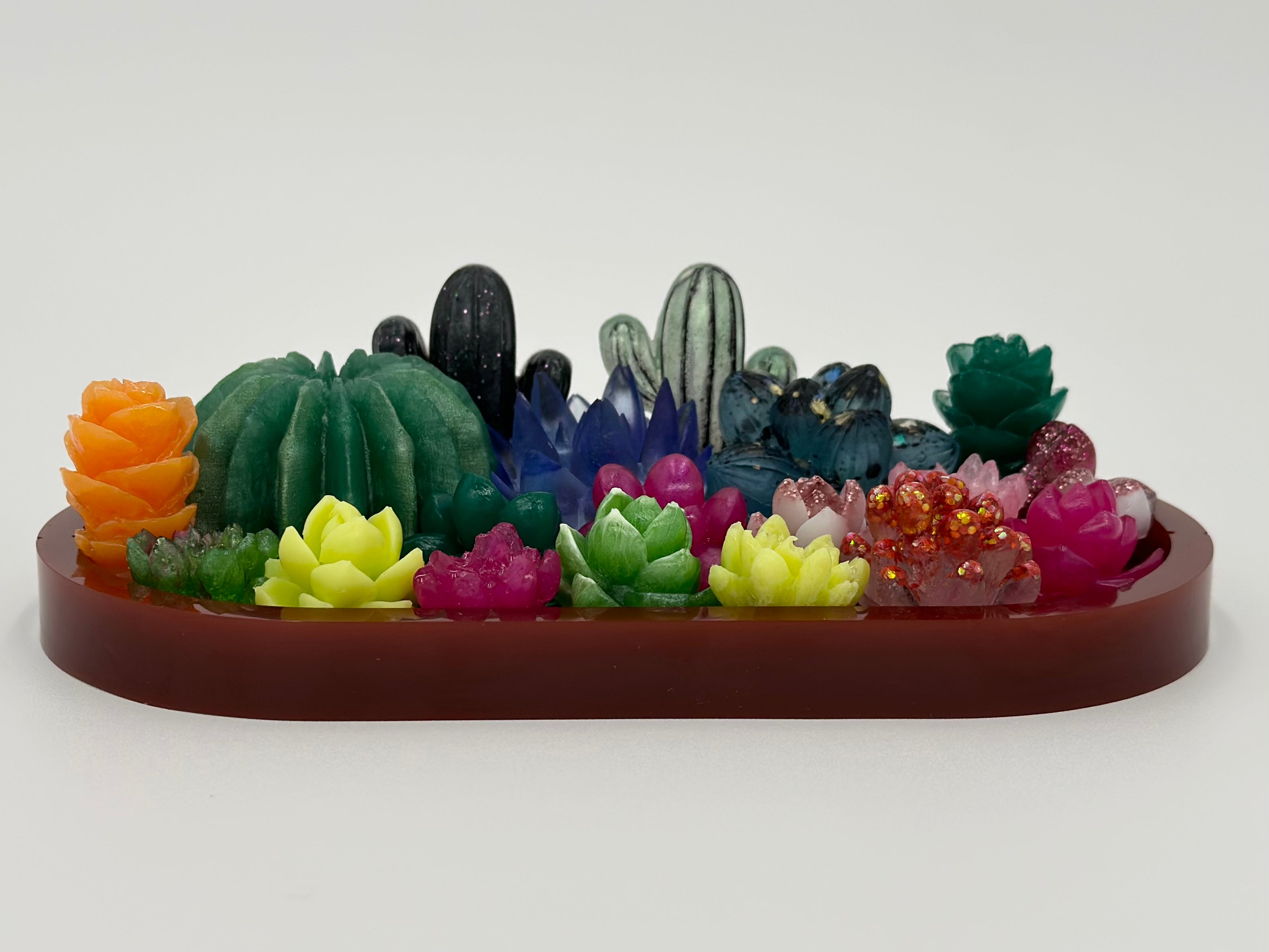 succulents in resin Epoxy Resin Succulent Garden