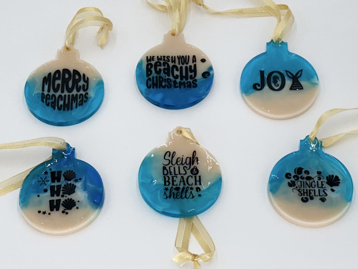 Unique Handmade Resin Ornaments