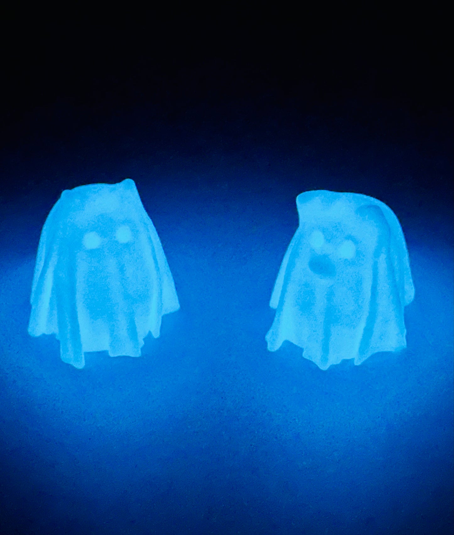 Dog and cat ghost, glow in the dark