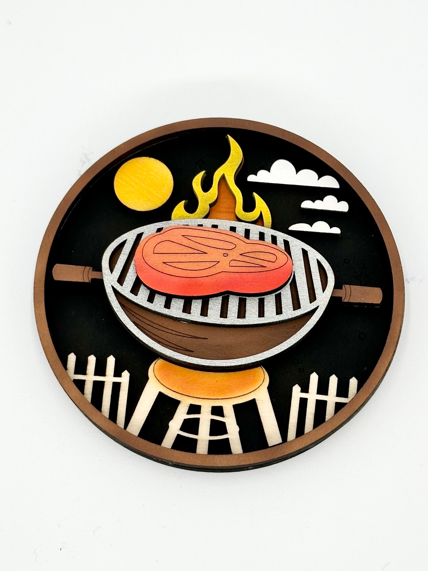 Father's Day Custom BBQ Magnets