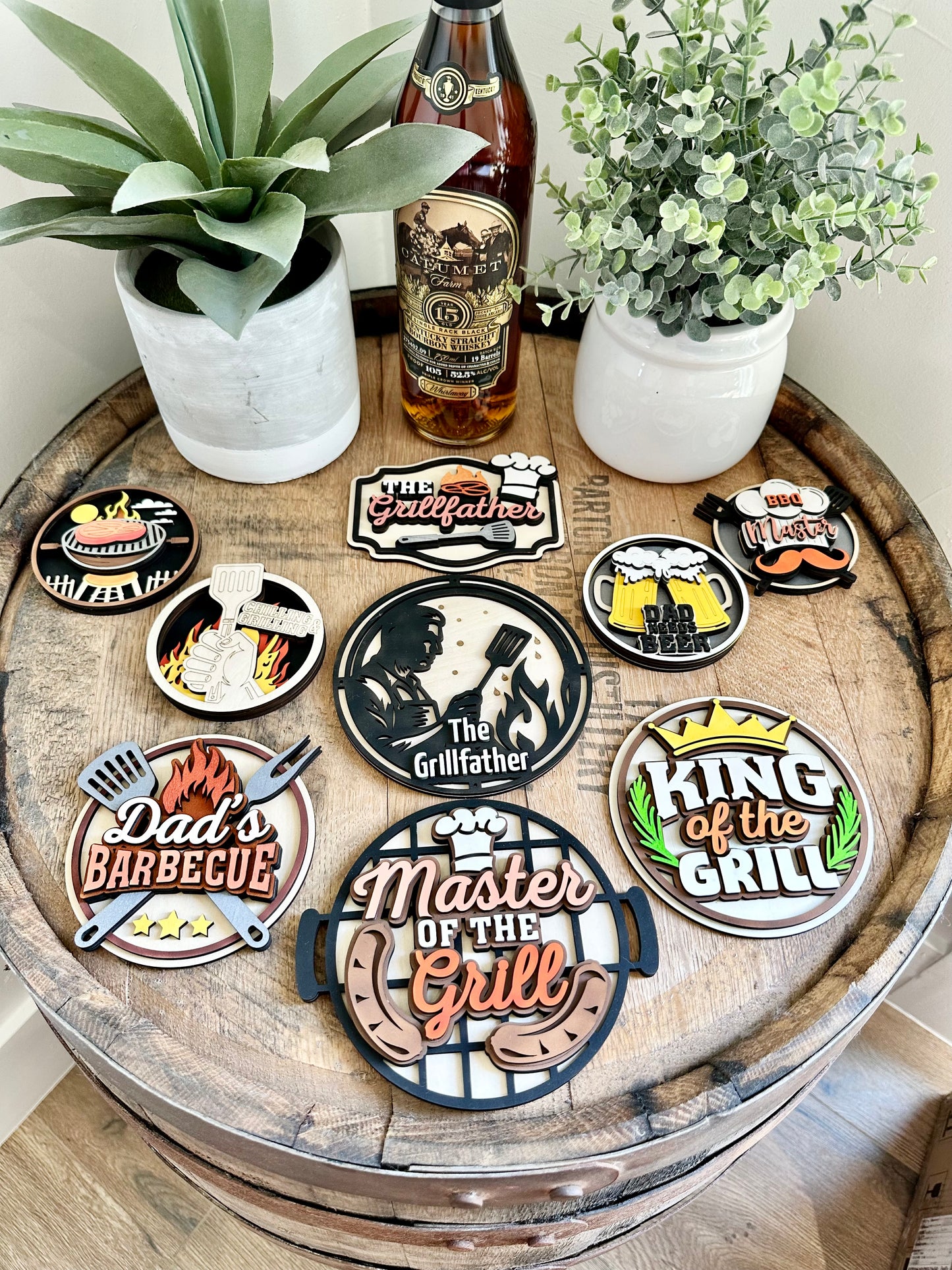 Father's Day Custom BBQ Magnets