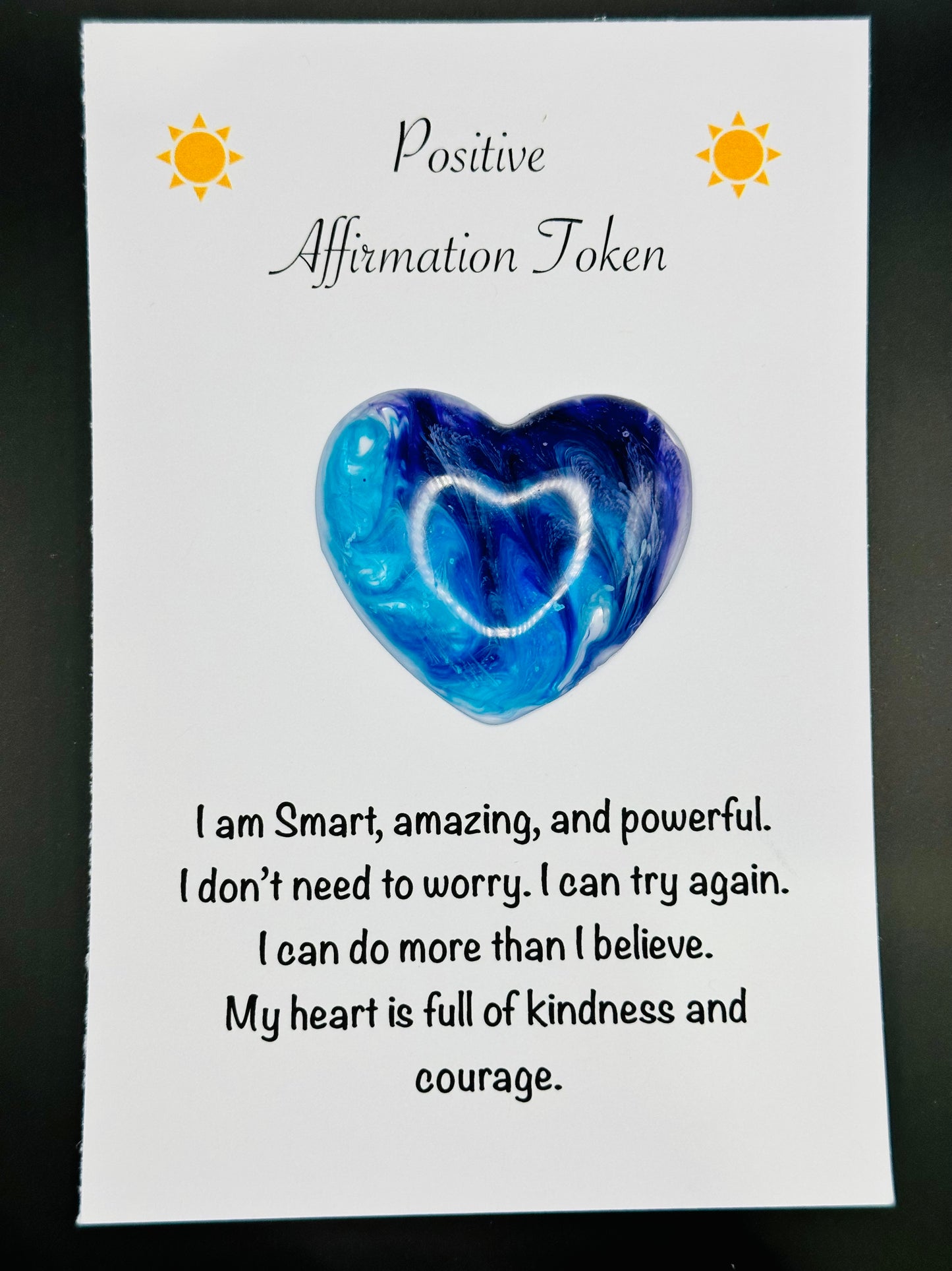 6 Handcrafted Affirmation Tokens