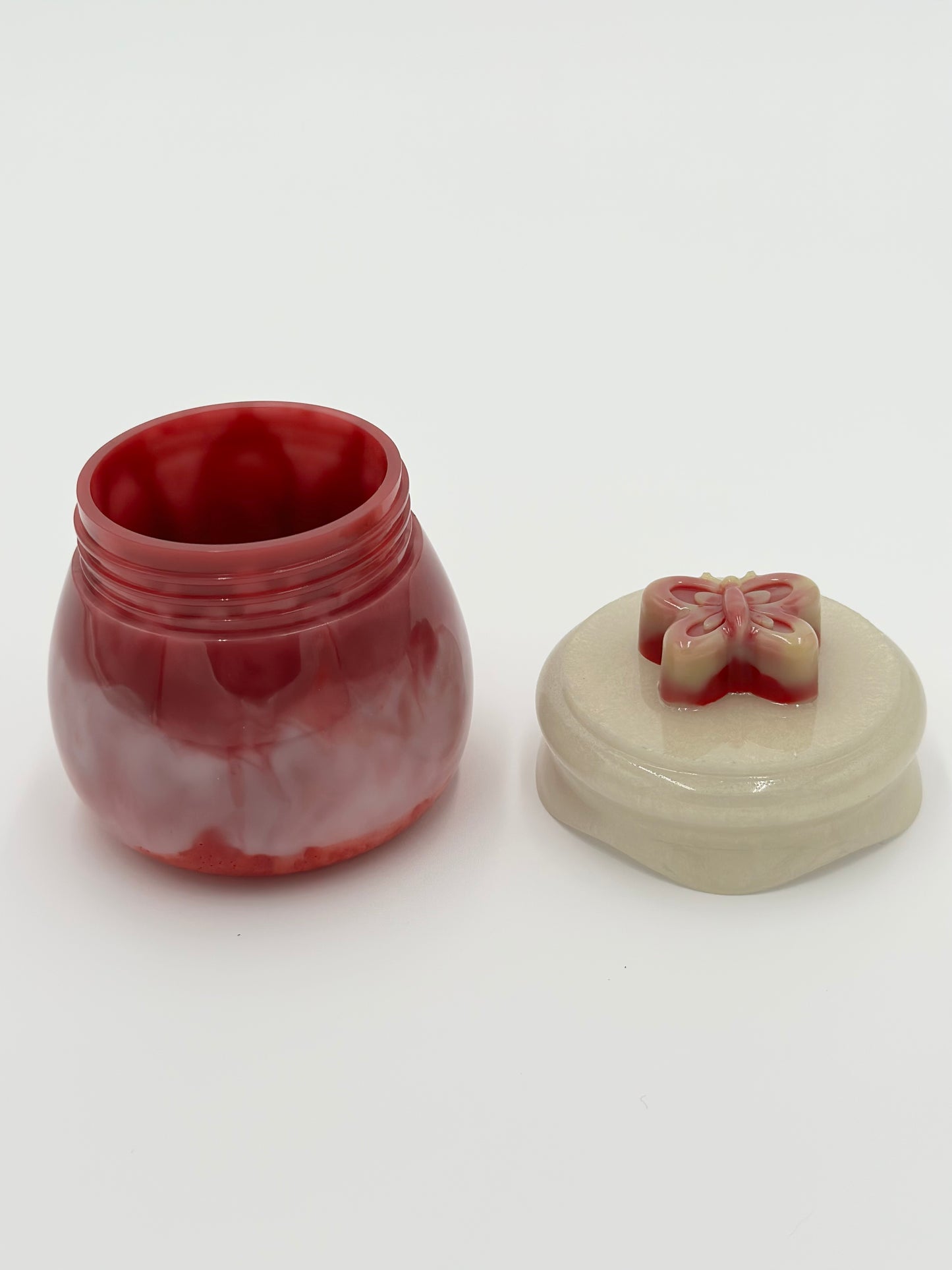 Resin Jar with Screw On Lid