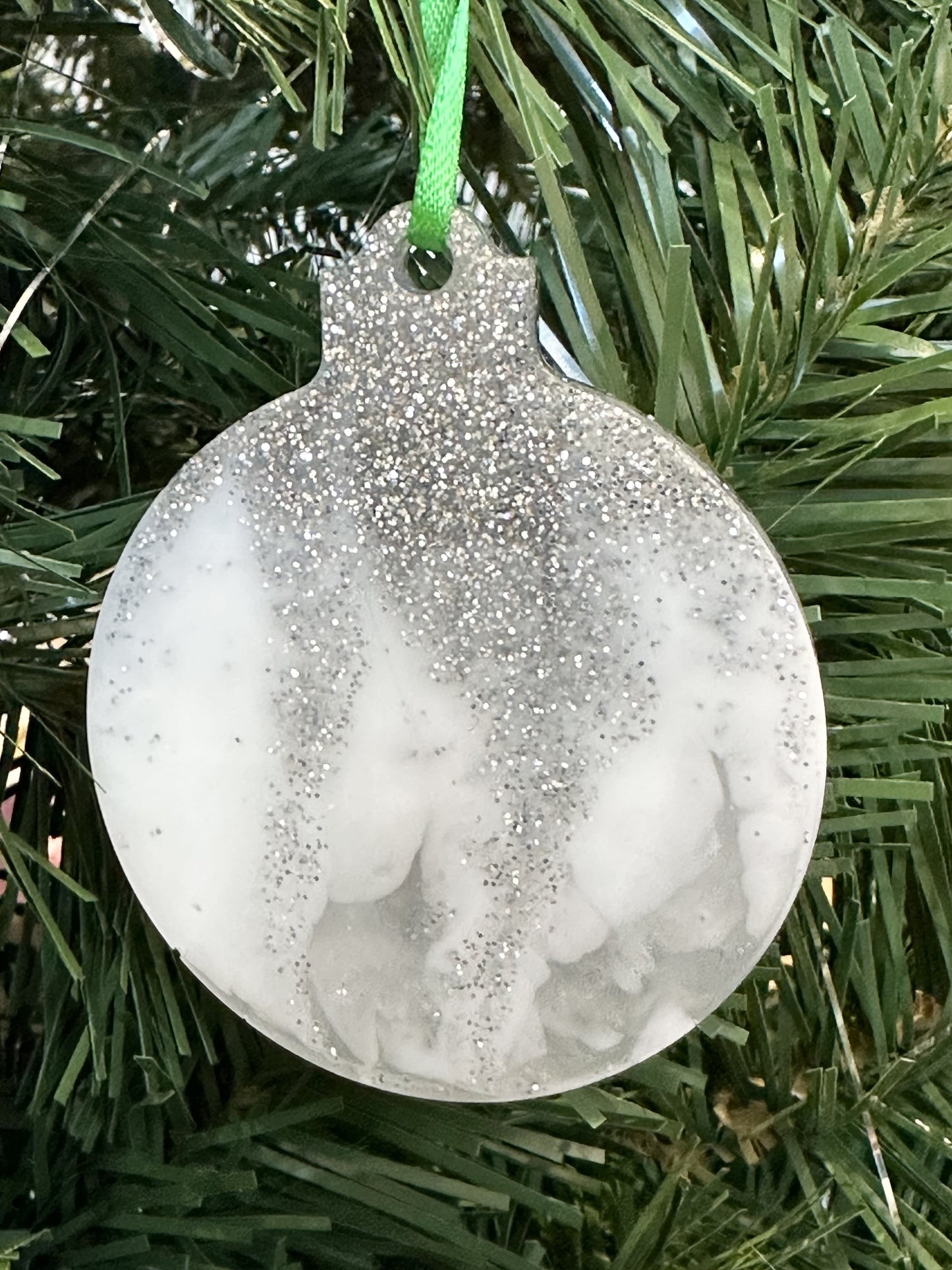 Elegantly Crafted Handmade Resin Ornaments - Unique Holiday Decor