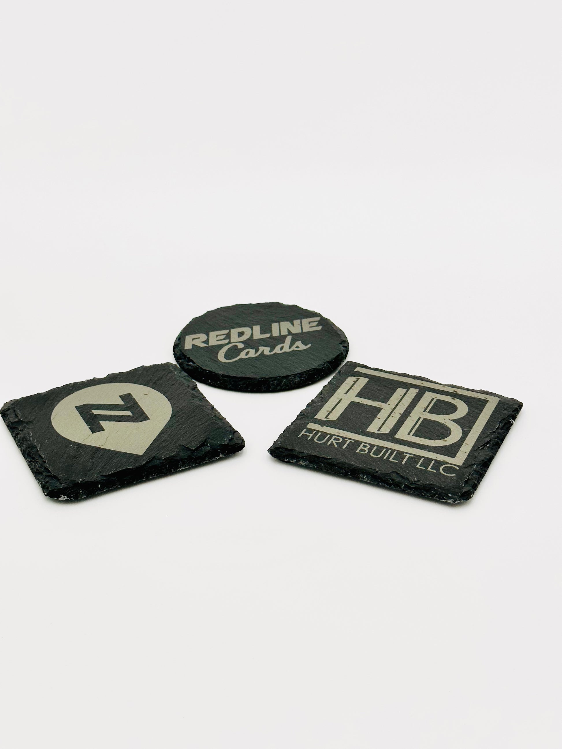 Laser-Engraved Slate Coasters